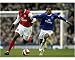 Photographic Print of Everton v Arsenal - Manuel Fernandes and Arsenals Abou Diaby from Everton ePho