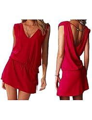 Sexy Cocktail Knee Length Open-Back Summer  Shirt Club Dress/Homecoming Dress/Prom Dress/Wedding Dress 