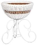 DMC Products 78341 14 Inch Urn Planter - White - B0015PFBLM