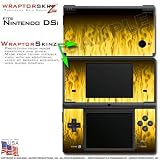 Nintendo DSi Skin Fire Yellow WraptorSkinz Skins (DSi NOT INCLUDED)