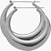 Large Sterling Silver 2 Inch Hoop Earrings