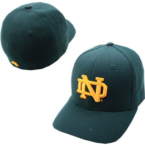 Zephyr Notre Dame Fighting Irish Dh Fitted Hat Dark Forest 7 5/8