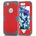 Cafeleo Case for iPhone 5S ,iPhone SE Case,3 in 1 Shield Slim Thin Hard Rugged Bumper Shockproof Ultra Protective Back Rubber with Dual Layer Impact Protection Cover for Apple iPhone 5/5S/SE