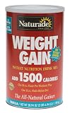Naturade Weight Gain Instant Nutrition Drink Mix, Vanilla, 38.94-Ounce Canisters (Pack of 2)