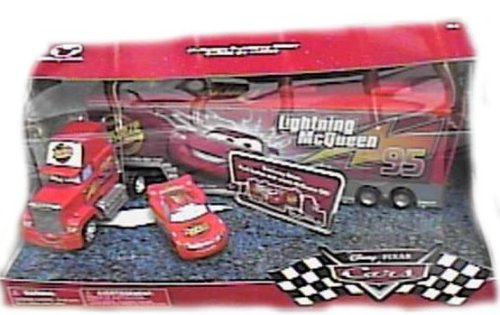 Childrens Toyshop  Toys : Disney Cars Mack Truck Runaway Racer Set with Lightning McQueen Car
