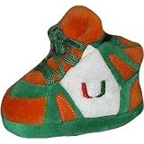 Miami Hurricanes Comfy Feet NCAA Baby Slippers