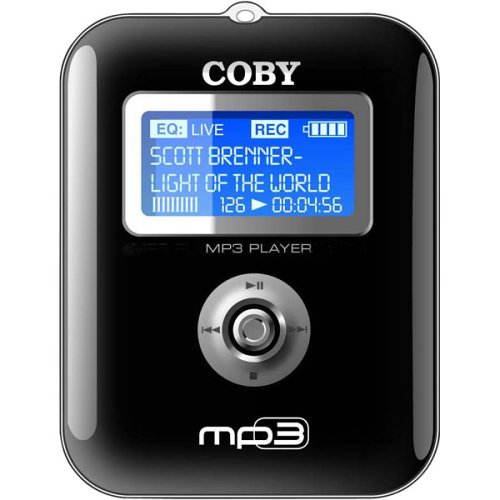COBY MP-C641 MP3 Player with 256 MB Flash Memory
