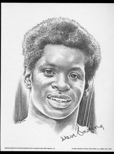 1974 Steve Downing Boston Celtics Lithograph