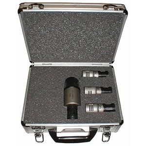 CAD PMP43 Percussion Microphone Pack Four Piece Contains 3 TSM411 and One KBM412 and Travel Case by 
