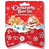New Novelty Christmas Bow Tie With Flashing Lights