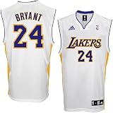 Kobe Bryant Jersey: adidas White Replica #24 Los Angeles Lakers Jersey