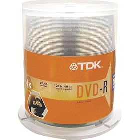 TDK 4.7GB DVD-R General Use Media (100-pack Cake Box) DVD-R47CB100 by Viatek