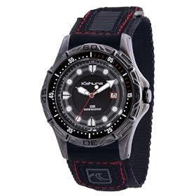 Kahuna Men's Watch K5V-0002G with Black Rip Strap