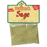 Melissa's Dried Sage, Rubbed, 0.5-Ounce Bags (Pack of 24)
