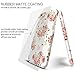 iPhone 6 Vintage Case, Akna Retro Floral Series[3D Pattern][Slim Cover][Semi-soft Rubber Oil Coating][Vintage Flower Pattern]Back Case for iPhone 6 - 4.7” iPhone - [Vintage White]