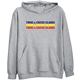 Sweatshirt Heather Gray  Triple Color Turks & Caicos Islands  Country