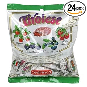 Lettieri Cedrinca Candy, Tirolese, 5.25-Ounce Units (Pack of 24) by Cedrinca Tirolese Candies