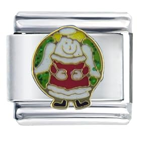 Buddhist Bracelet Santa Claus Christmas Gift Angel Italian Charms