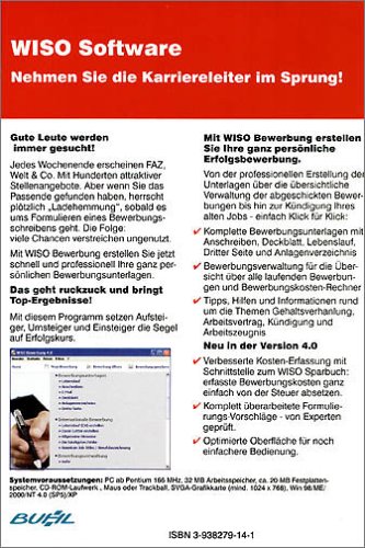 WISO Geld Tipp Bewerbung 4.0