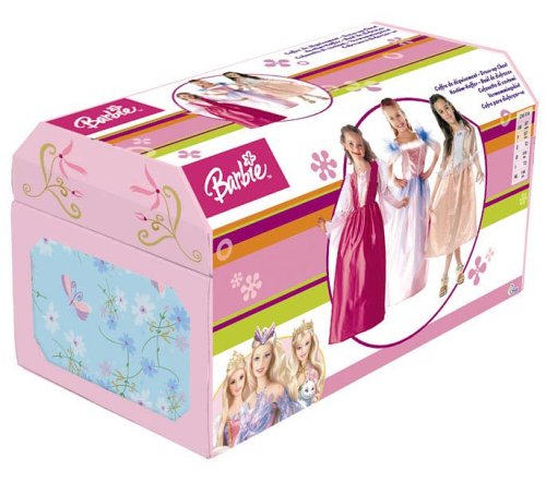 Childrens Toyshop  Toys : Barbie Princess Dress Up Chest (3 Standard Barbie Costumes) - 3/5 Years