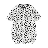 (チャックル) chuckle ソフトボアアニマル柄新生児ツーウェイオール ブラック 50-60cm P5153-00-01