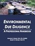 Enviromental Due Diligence: A Professional Handbook
