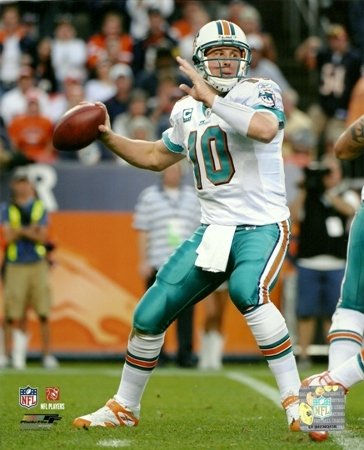 Chad Pennington Miami Dolphins Passing 8x10 Photo