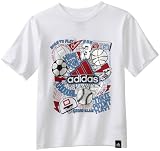 adidas Boys 2-7 Sketch Performance Short Sleeve Tee