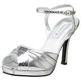 Touch Ups Women's Twilight Platform Sandal,Silver,8.5 W US