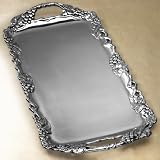 Arthur Court Grape 21-Inch Oblong Serving Tray with Handles