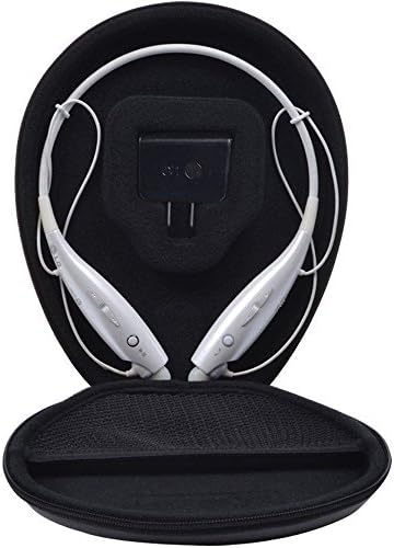 Acatim Headset Case Bag + 6 pieces Replacement Earbuds for LG Tone Pro HBS 700 730 750 760 800 900 etc