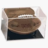 Grandstand Mirror-Back Football Display Case from BallQube <B>(CASE ONLY)</B>