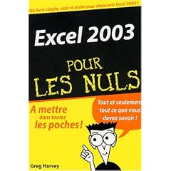 Excel 2003 pour les nuls
