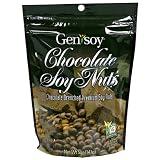 Review Genisoy 94205 / Genisoy Soy Nuts, Chocolate Drenched Premium, 5-Ounce Bags (Pack of 12)
