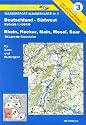 Jübermann Wassersport-Wanderkarten, Bl.3, Deutschland-Südwest: Mit Skizzen der Staustufen von Rhein, Neckar, Main, Mosel, Saar. Für Kanu- und Rudersport