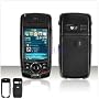SOLID BLACK CELL PHONE COVER HARD CASE PROTECTOR for PANTECH C810 DUO