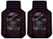 Tribal Skull Dead of the Dead Roses Car Truck SUV Floor Mats Pair