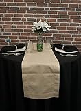 Something Different Linen Stone Hemstitch Table Runner, 12 by 72-Inch