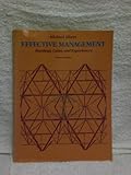 Effective management : readings, cases, and experiences