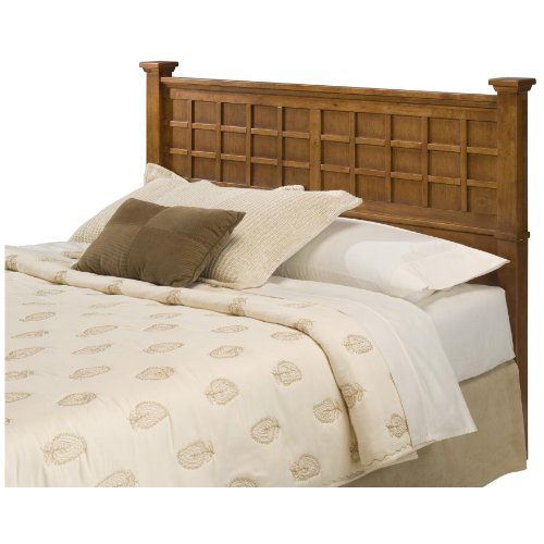 Home Style 5180-501 Arts and Crafts Queen Headboard, Cottage Oak