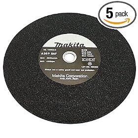 Makita 724701-3 16-Inch Ferrous Metal Abrasive Cutoff Wheel 5-pack by Makita