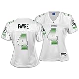 Green Bay Packers Brett Favre Womens Vibrant Fashion Jersey