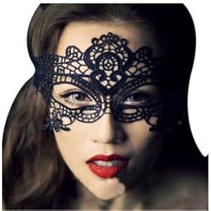 ETSYG Sexy Lace Eyes Mask for Masquerade Party Fancy Dress Black Plus ETSYG Bag