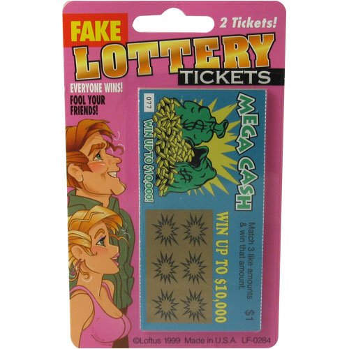 Fake Lottery Tickets