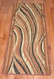 Washable Non-Skid Carpet Rug Runner - Jazzy Terra Cotta (5')
