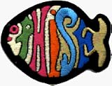 Phish - Fish Shaped Rainbow Logo Patch