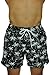 Uzzi Men's Swim Shorts Palm Tree Dry Fast Microfiber Trunks