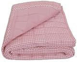 Tadpoles Basics Pink Gingham Coverlet
