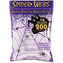 Deluxe Super Stretch Scary White Spider Web Spooky Halloween Party Decoration