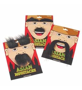 3 Sets of Asian Moustache Sets